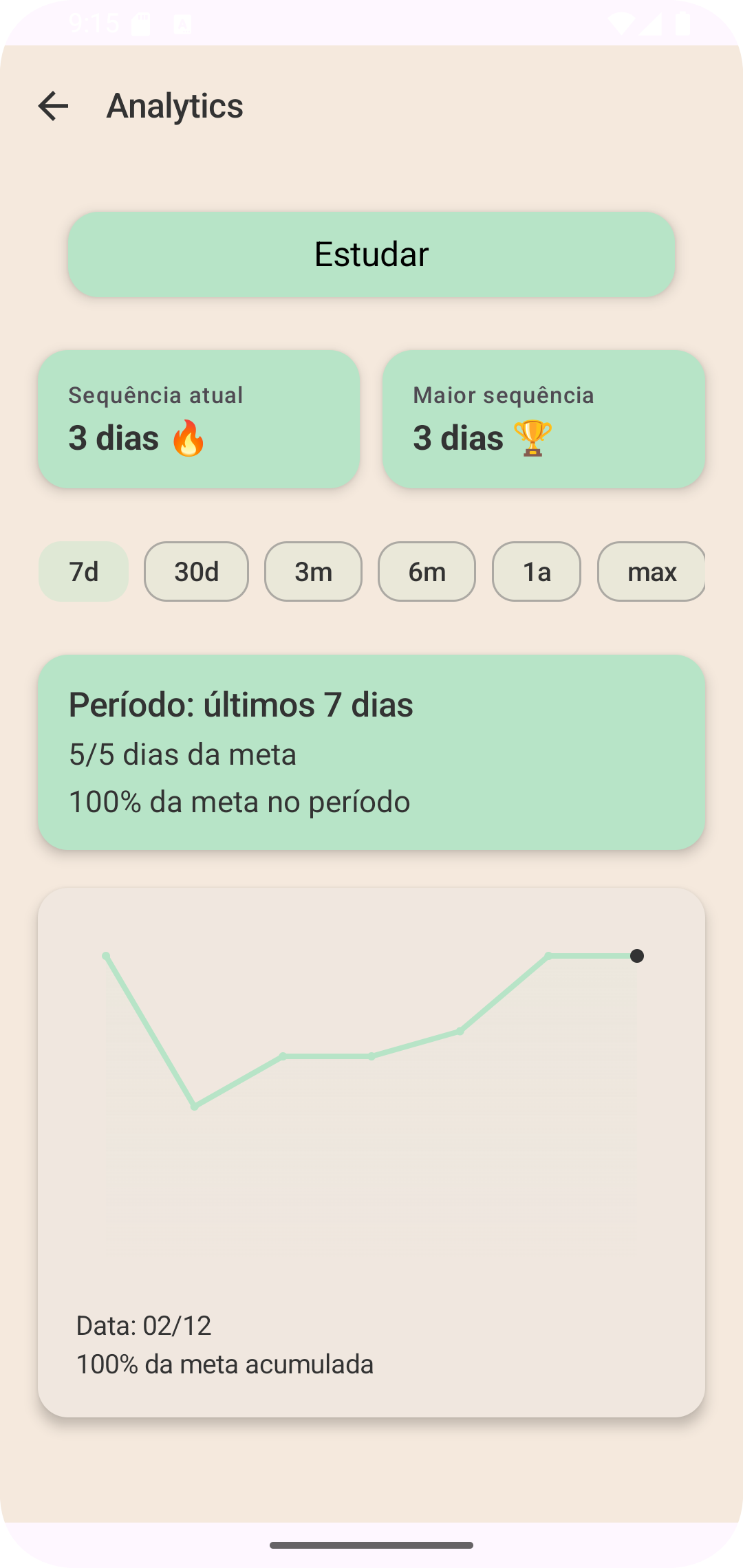 Preview principal do app
